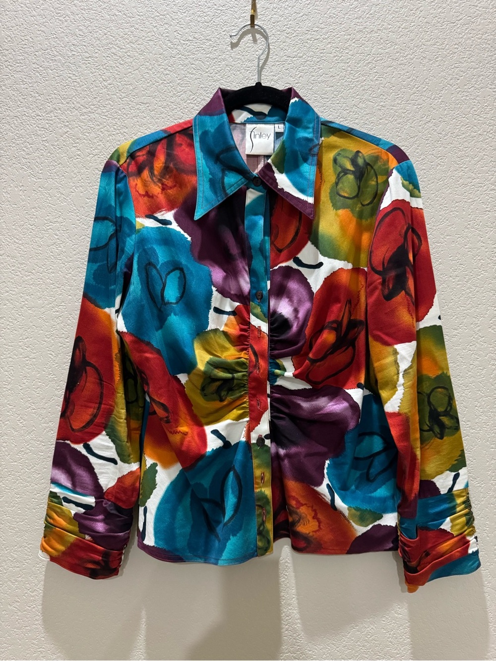 Finley Multicolor Floral Button-Up Blouse